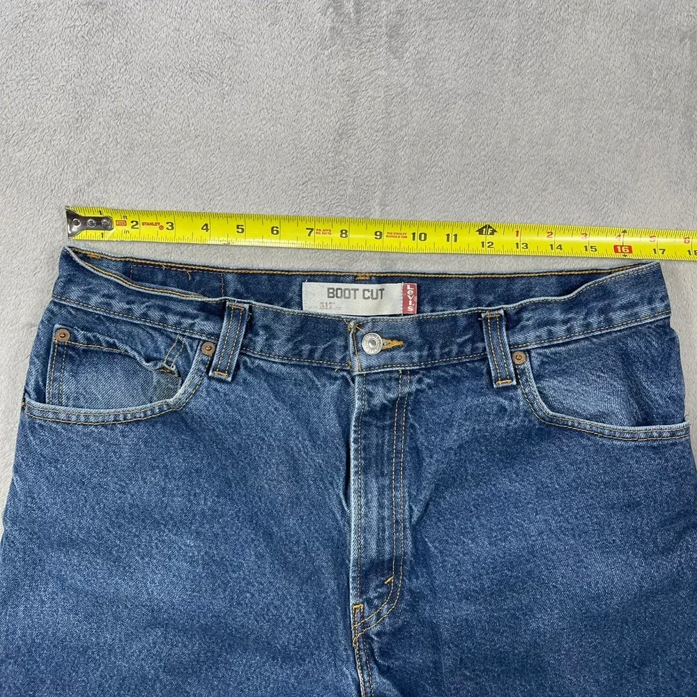 Levi's 517 Boot Cut Jeans Mens 36x32 Blue Medium Wash Denim